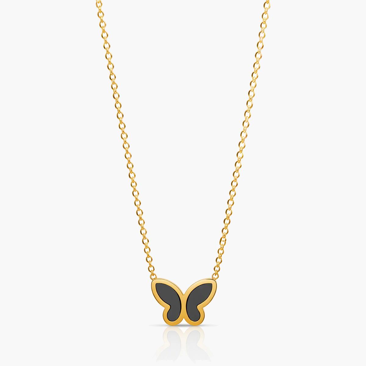 Dainty Butterfly Pendant Necklace