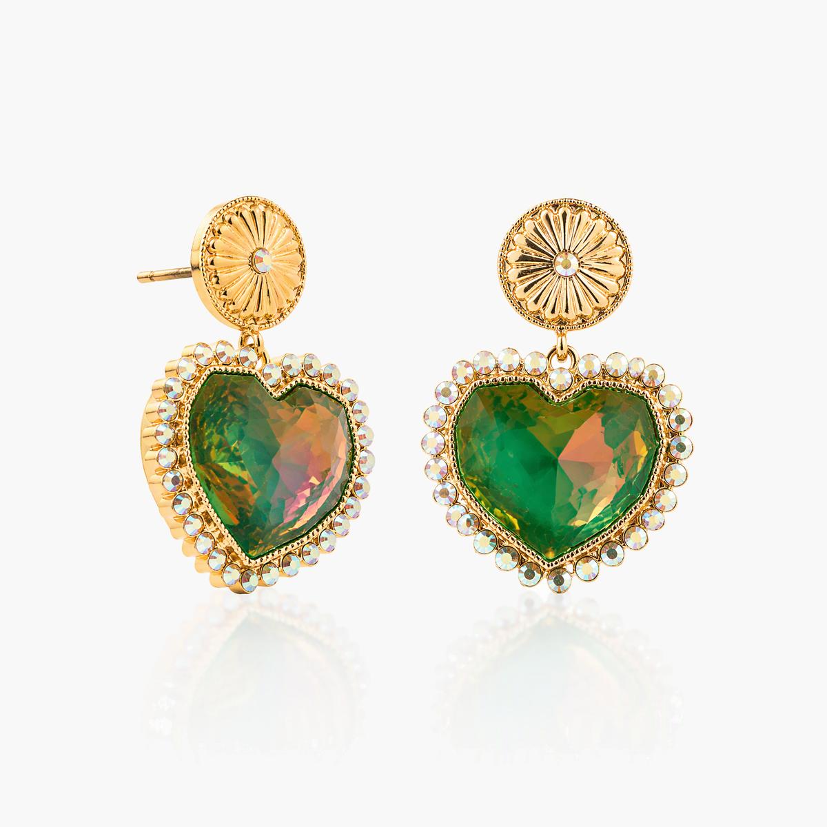 Heart Drop Earrings