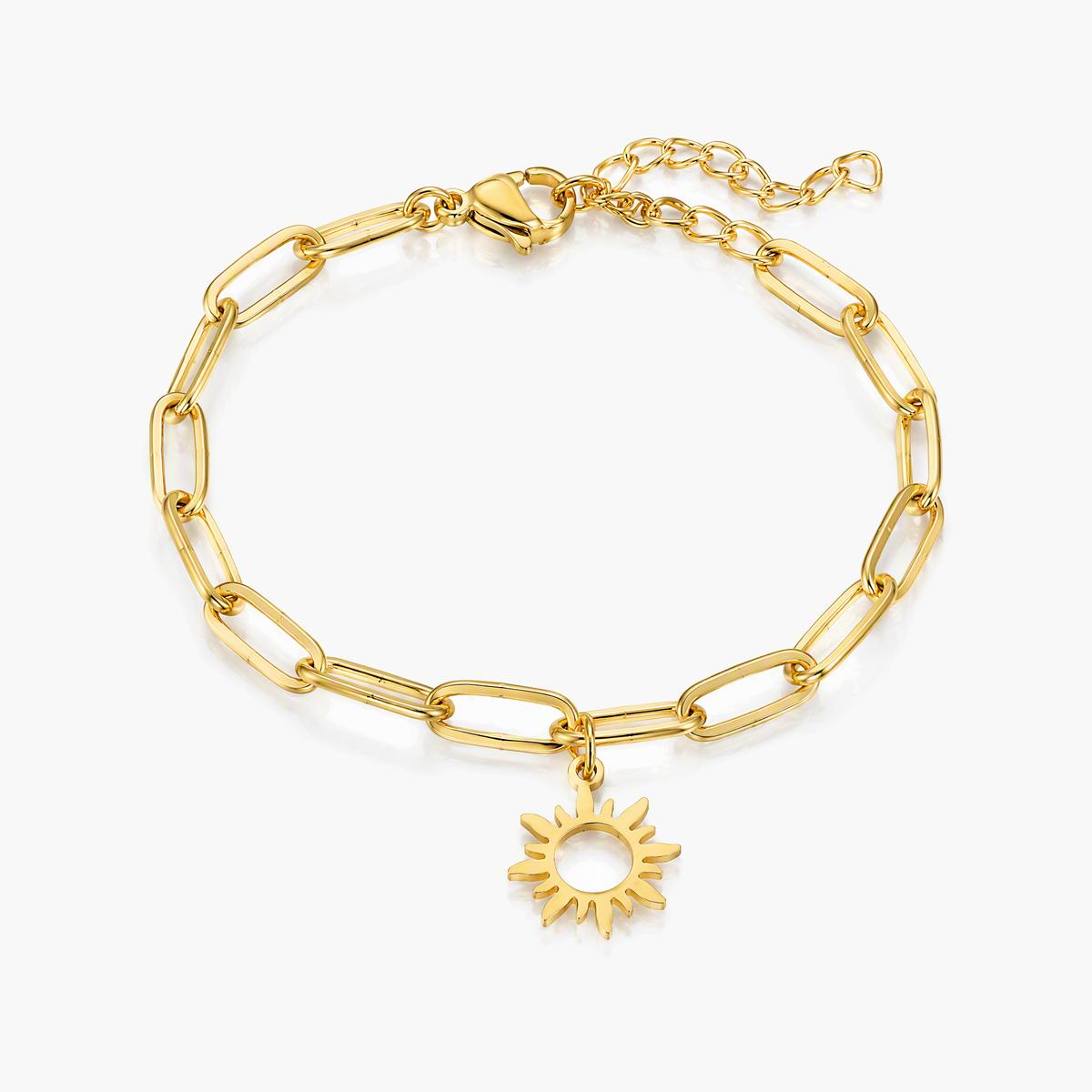 Trendy Charm Paperclip Bracelet