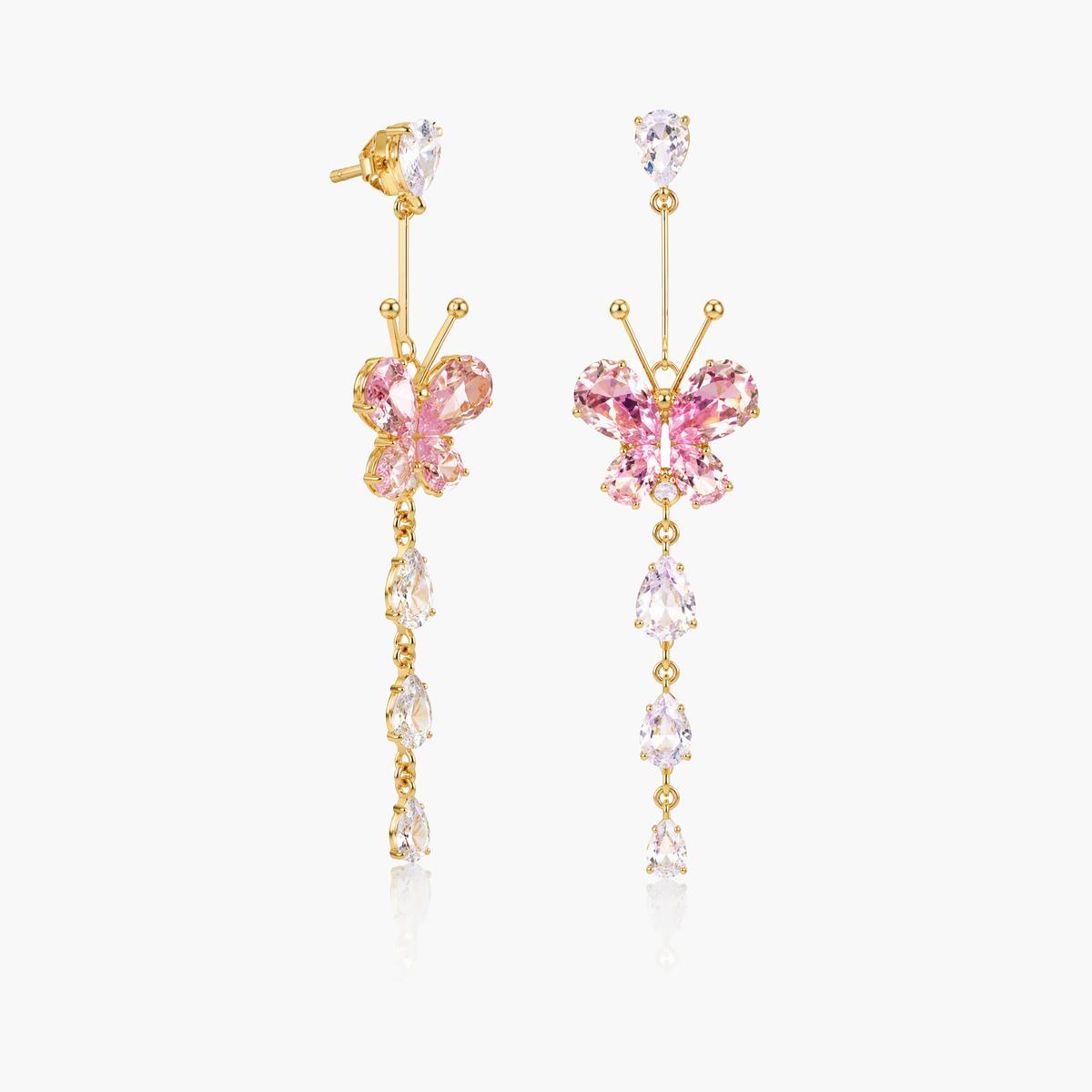 Cute Butterfly Drop Earrings