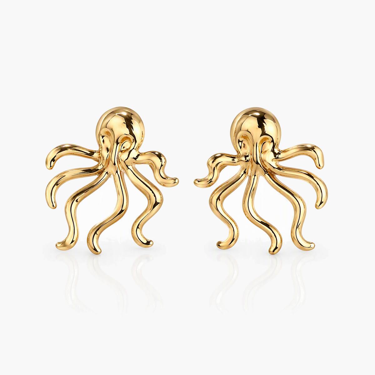Trendy Mixed Motif Stud Earrings