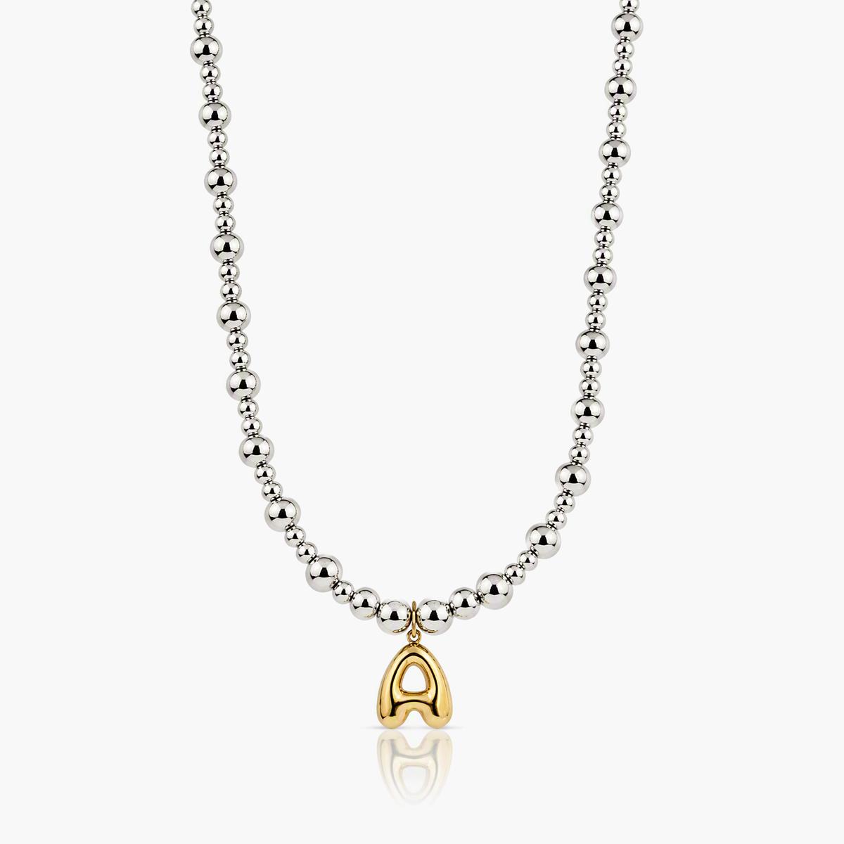 Trendy Letter Charm Necklace