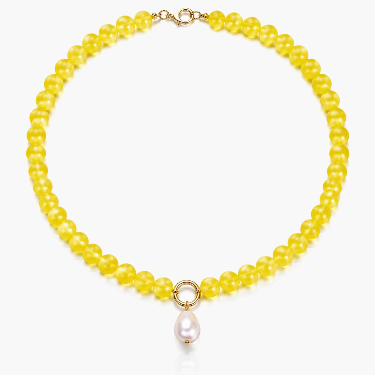 Boho Teardrop Pearl Necklace