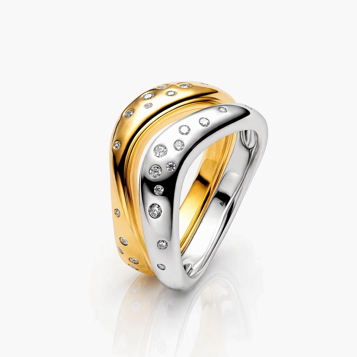 Interlocking Bands Ring