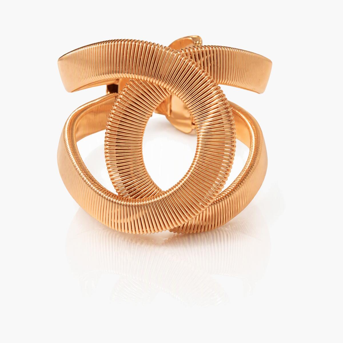 Chunky Ribbed Cuff Bracelet