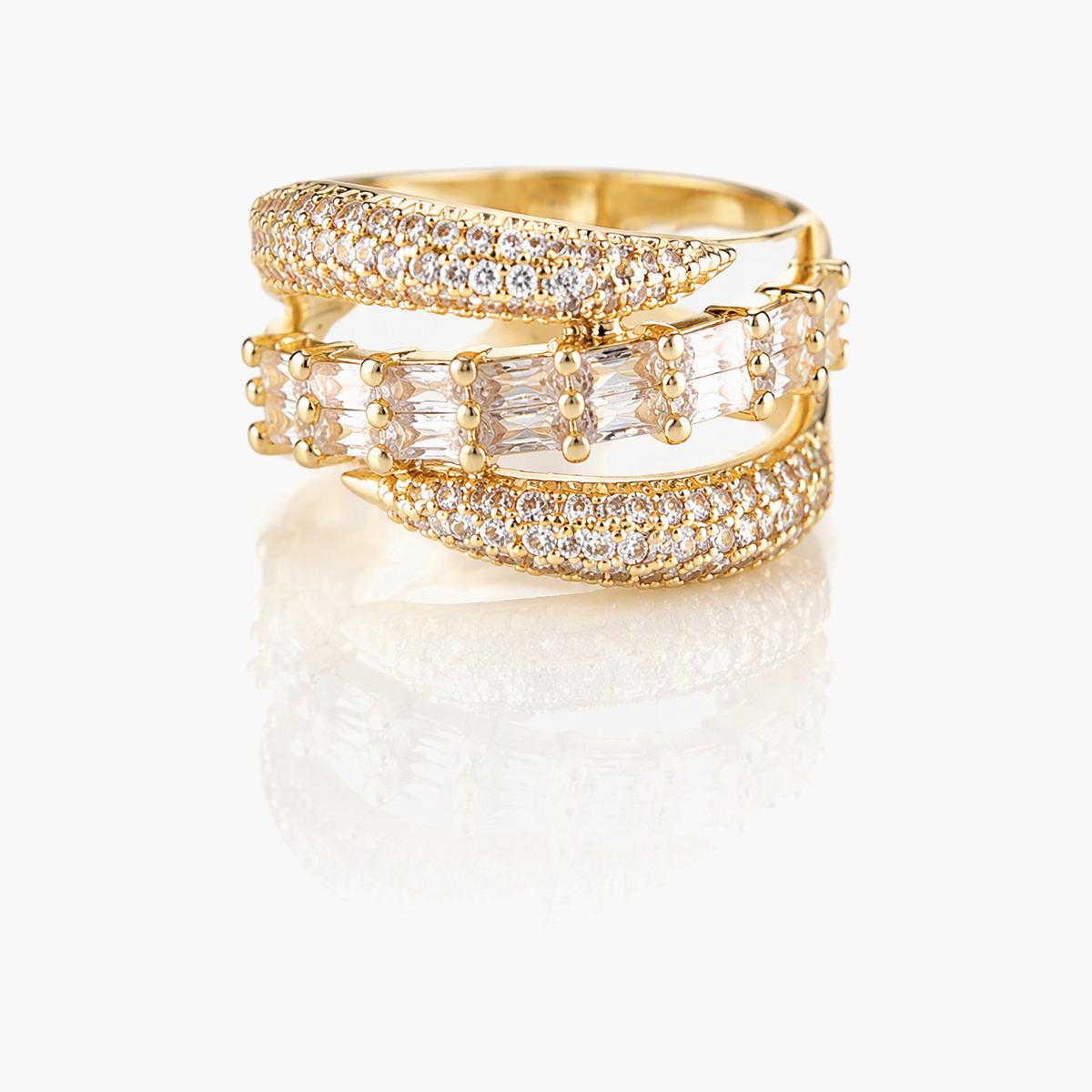 Trendy Mixed Motif Stackable Rings