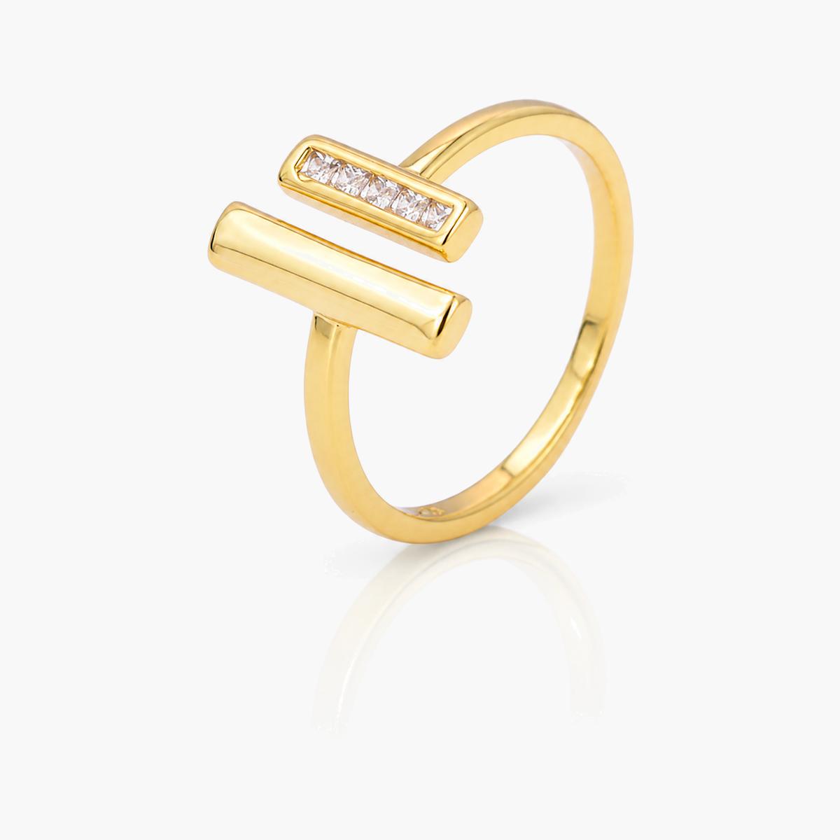 Minimalist Double Bar Ring