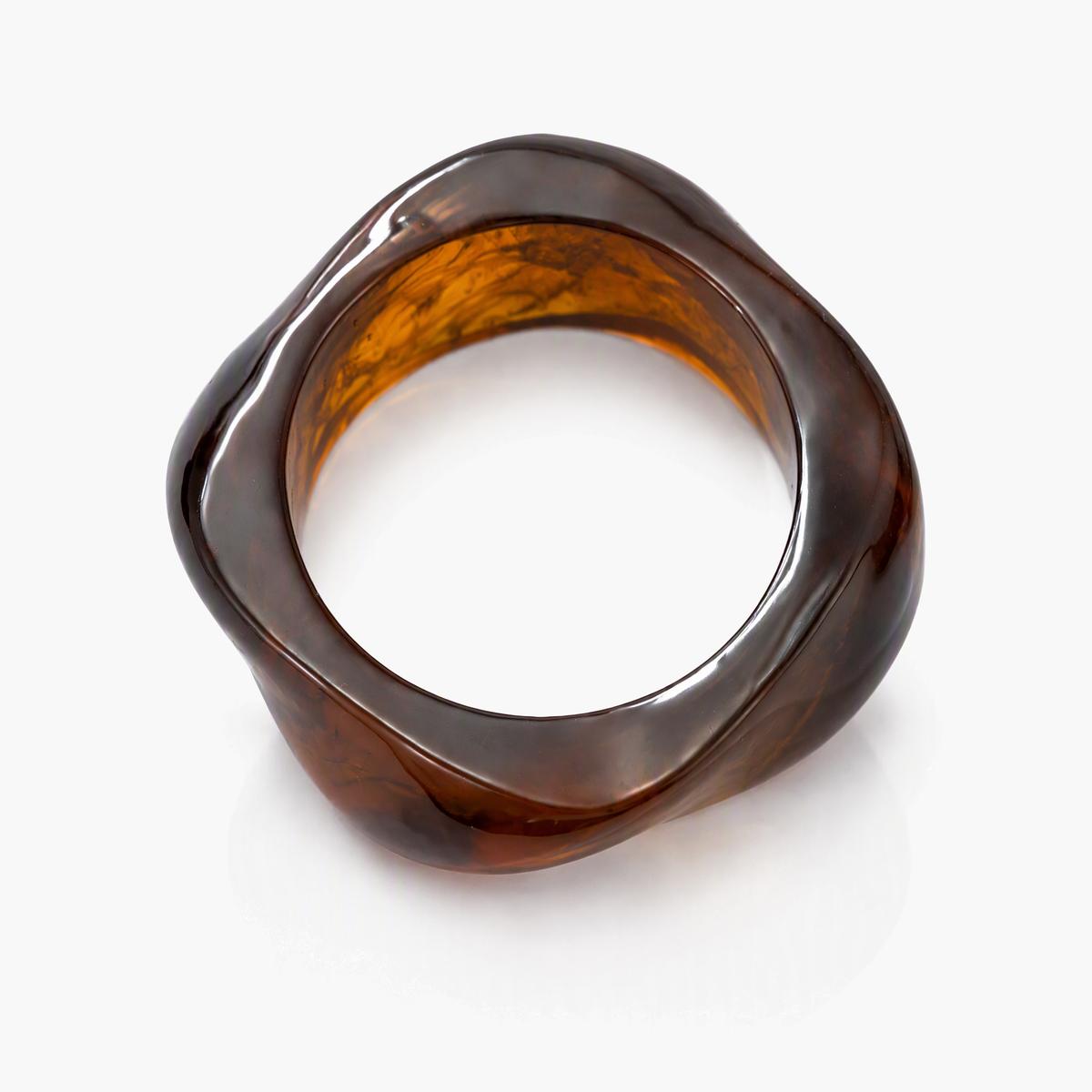 Chunky Irregular Square Bangle