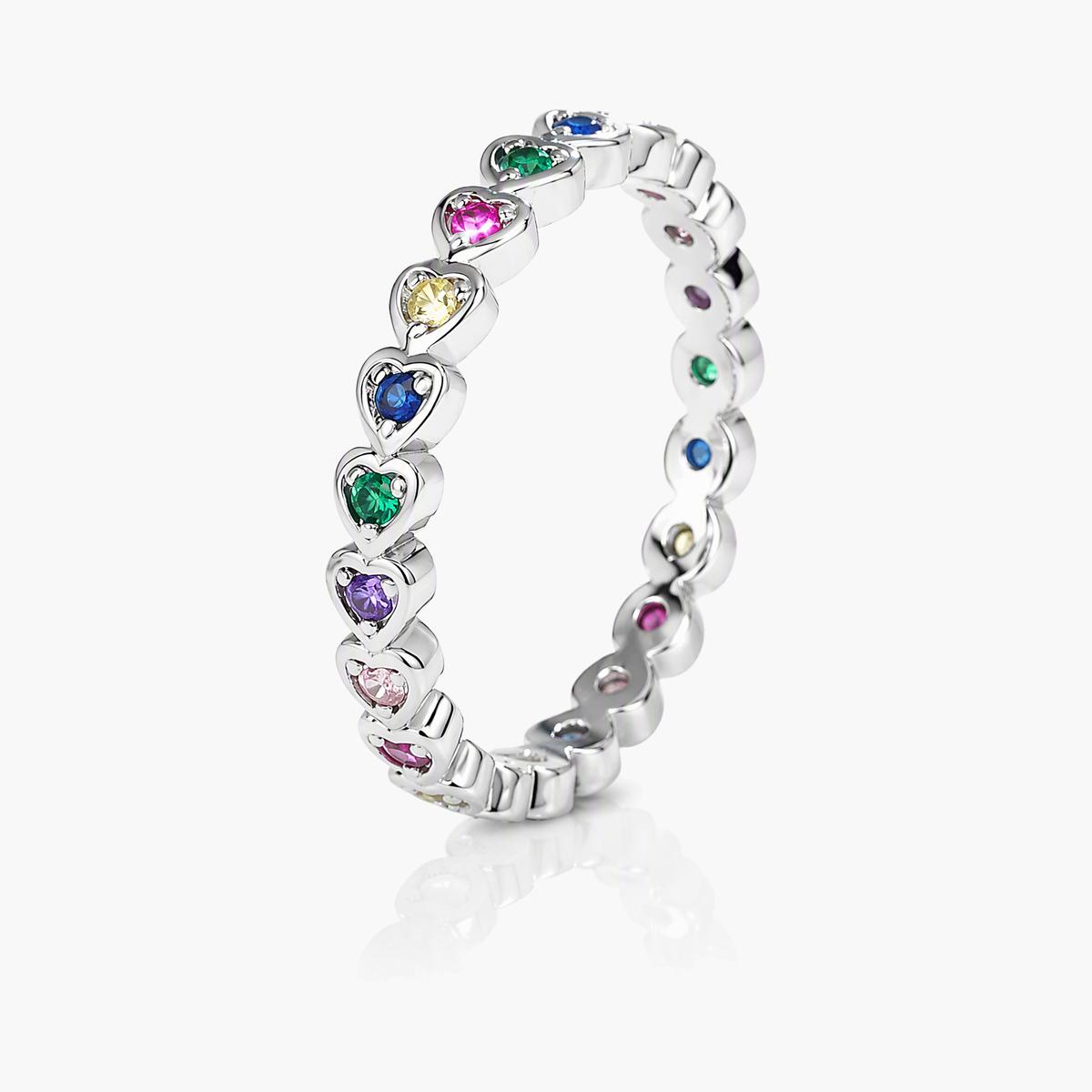 Cute Heart Stackable Ring