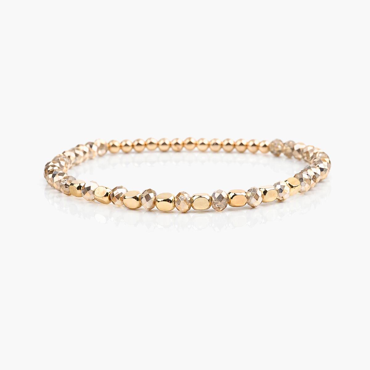Trendy Faceted Bead Bracelet