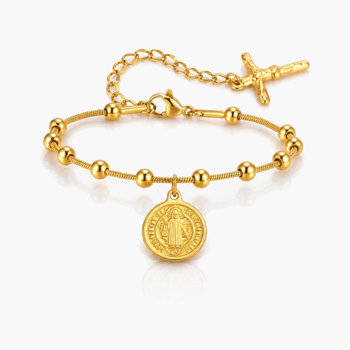Vintage Coin Charm Bracelet