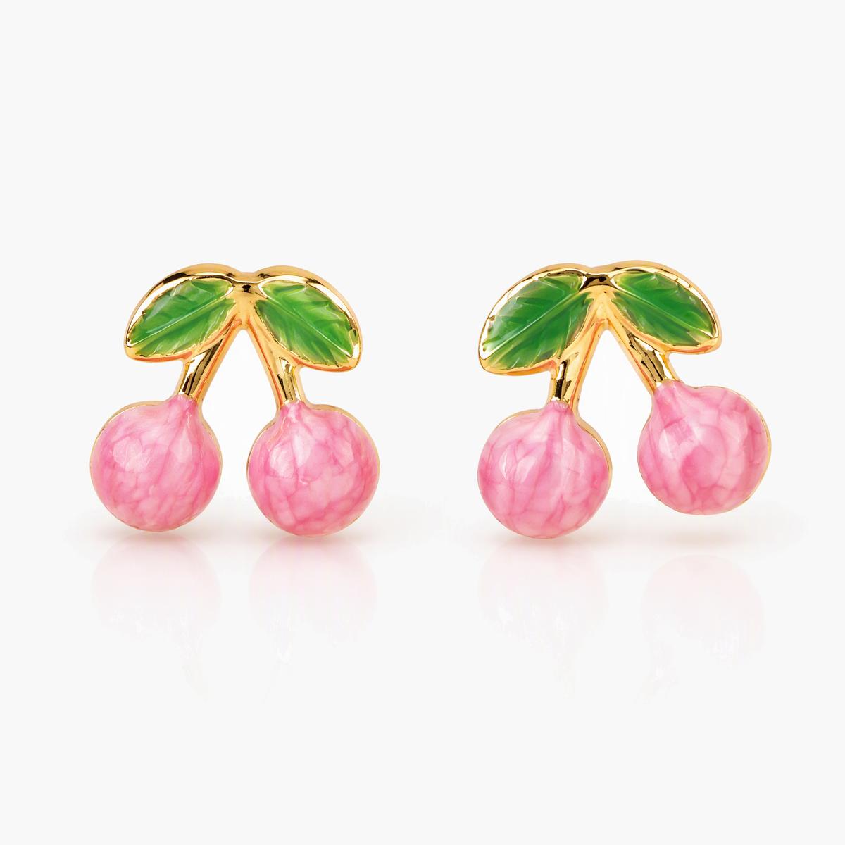Cute Cherry Stud Earrings