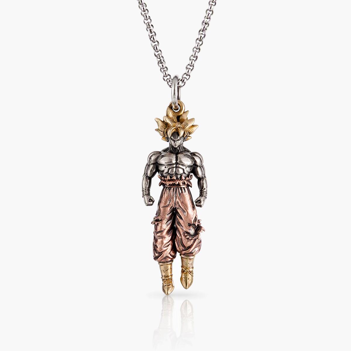 Muscular Figure Pendant Necklace