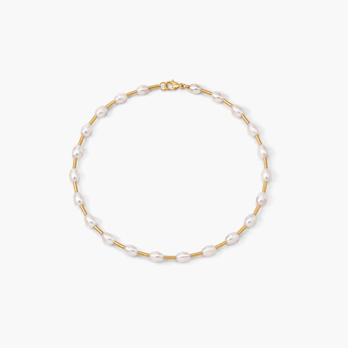Minimalist Bar Link Necklace