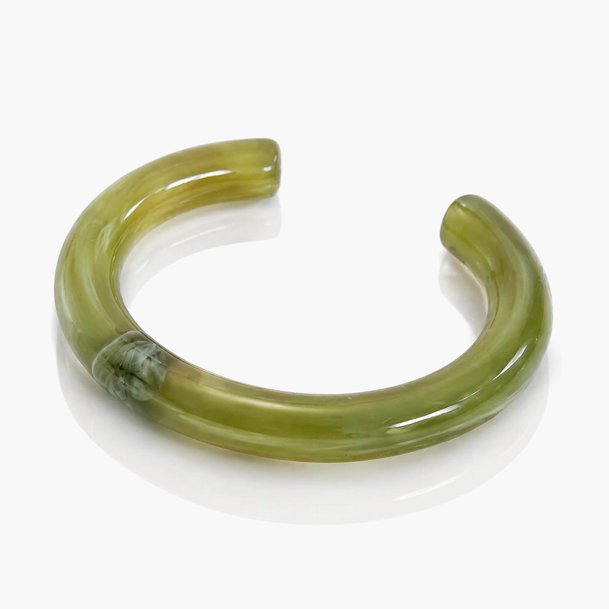 Trendy Segmented Open Cuff Bracelet