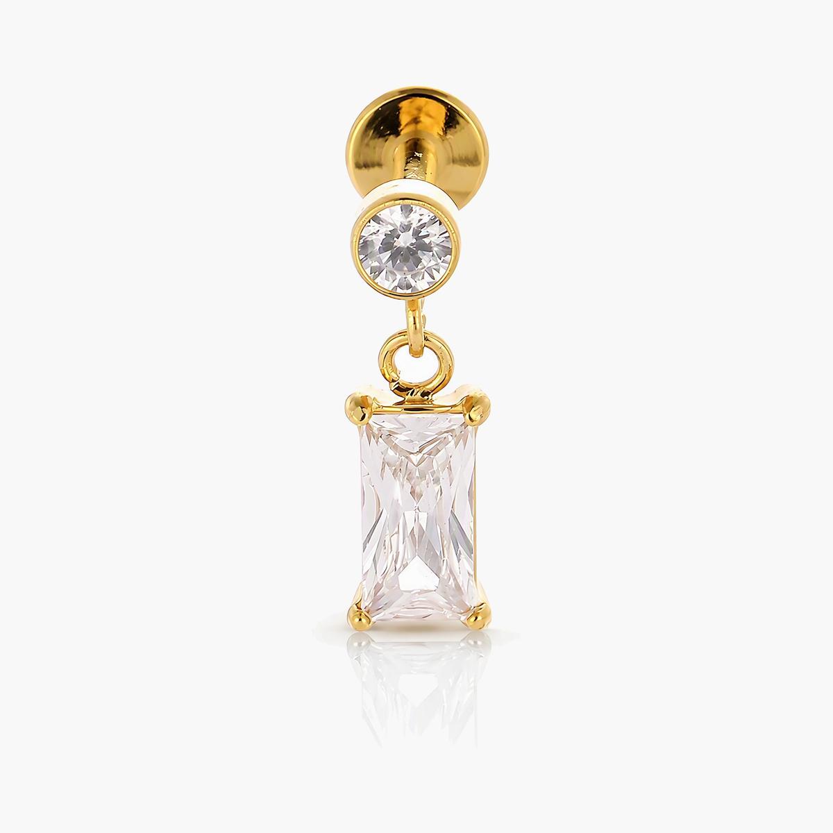 Dainty Geometric Charm Labret