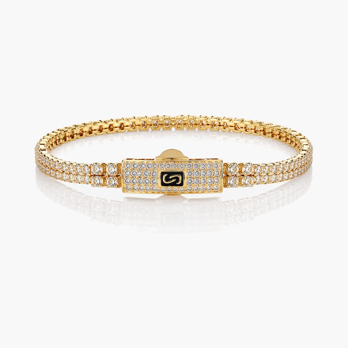 Trendy Initial Letter Cuban Link Bracelet