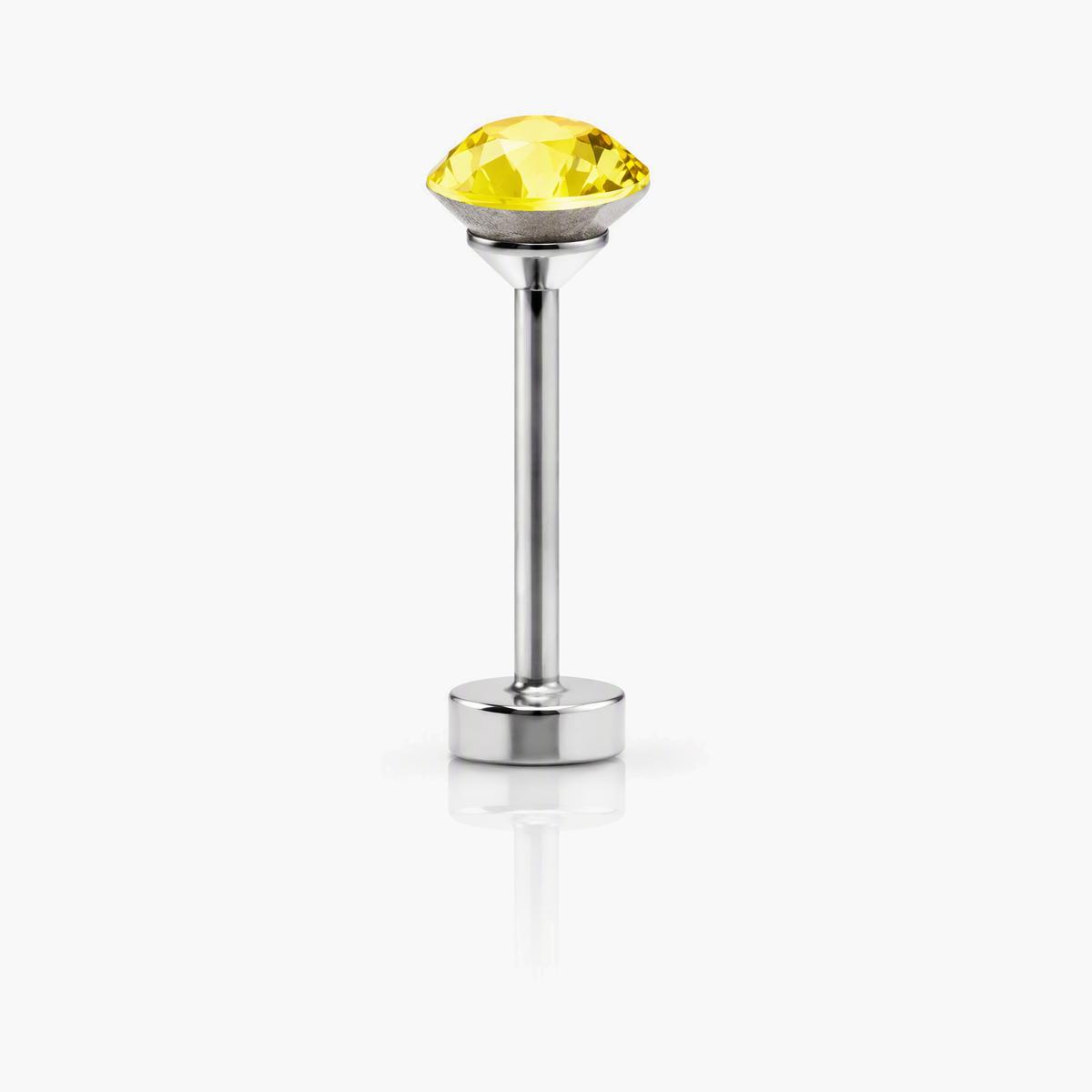 Dainty Round Stone Stud Earrings