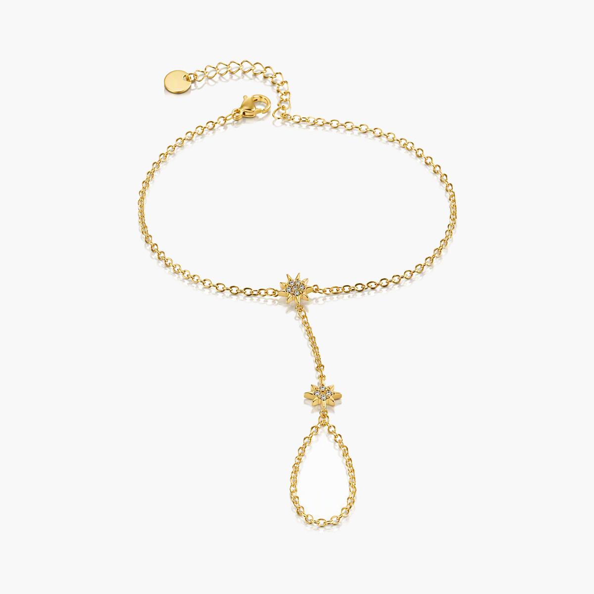 Dainty Star Butterfly Chain Bracelet