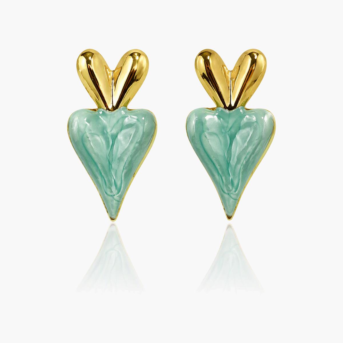 Trendy Mixed Motif Stud Earrings