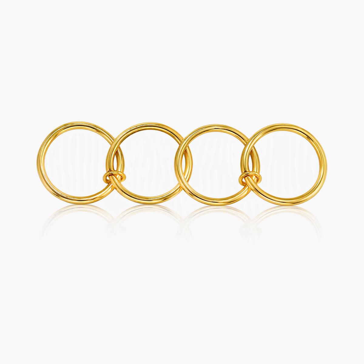 Trendy Interlocking Rings