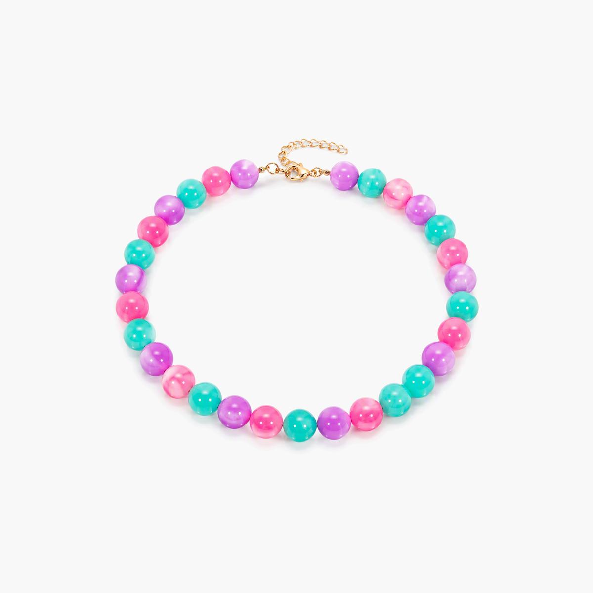 Trendy Round Bead Necklace