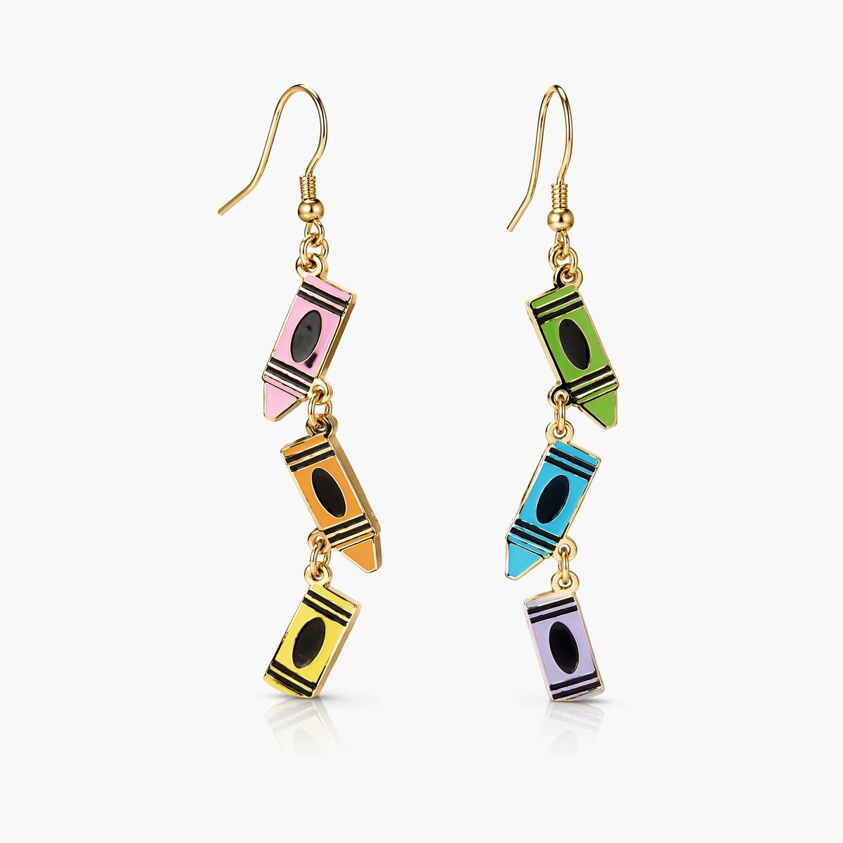 Cute Crayon Drop Earrings