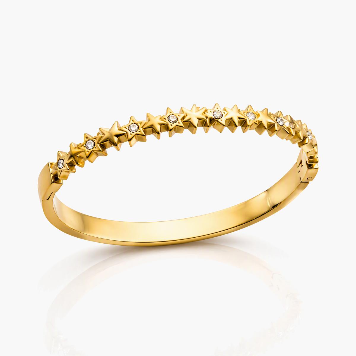 Trendy Star Heart Flower Bangle