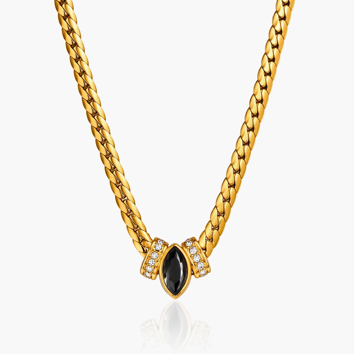 Chunky Braided Chain Necklace
