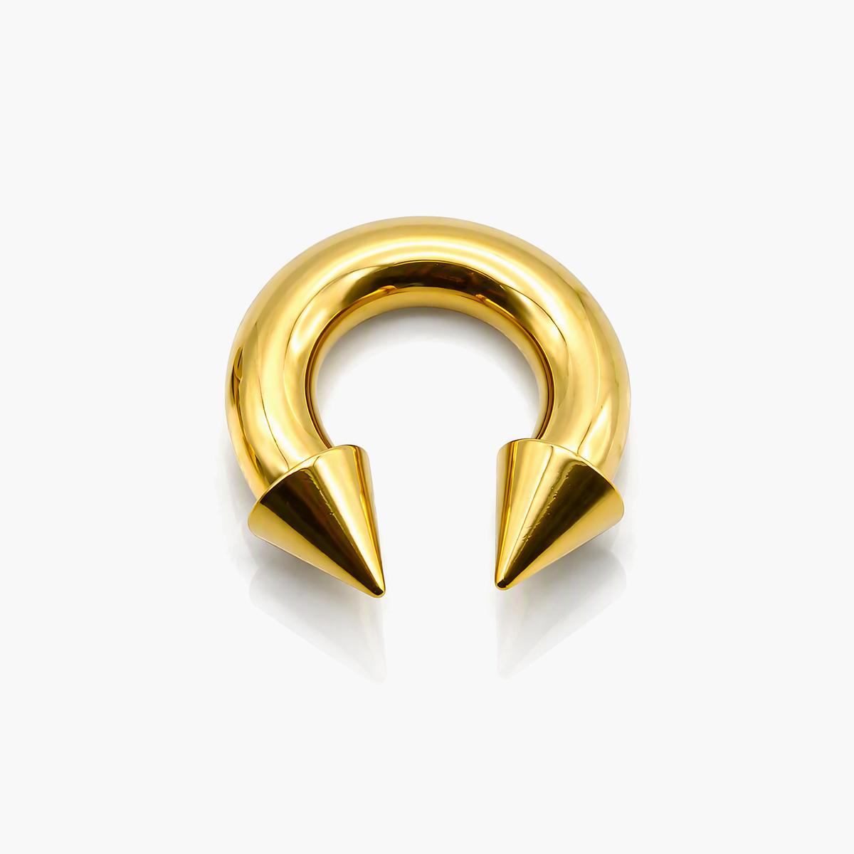 Trendy Spiked Horseshoe Ring