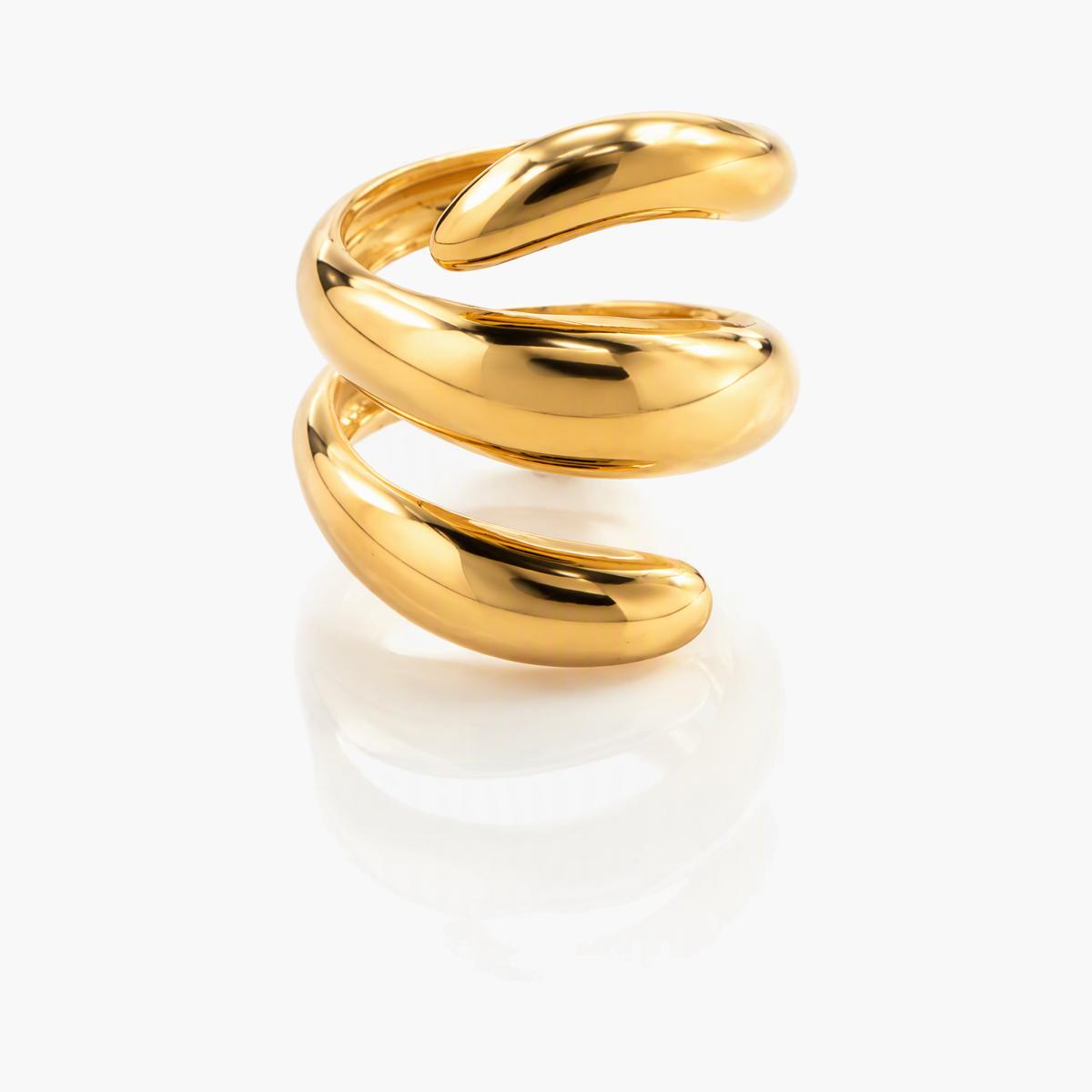 Trendy Triple Band Twist Ring
