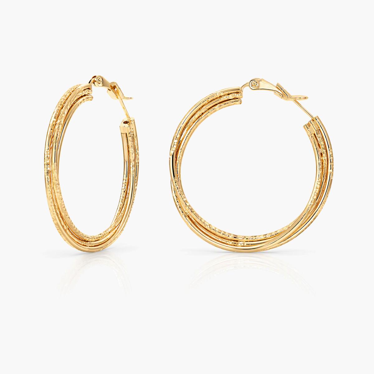 Multi-Layer Hoop Earrings