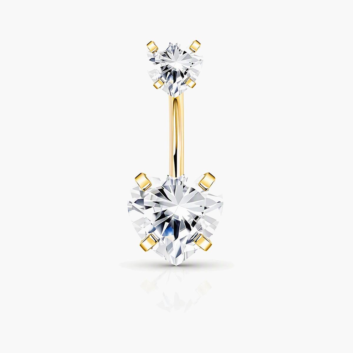 Cute Heart Belly Ring