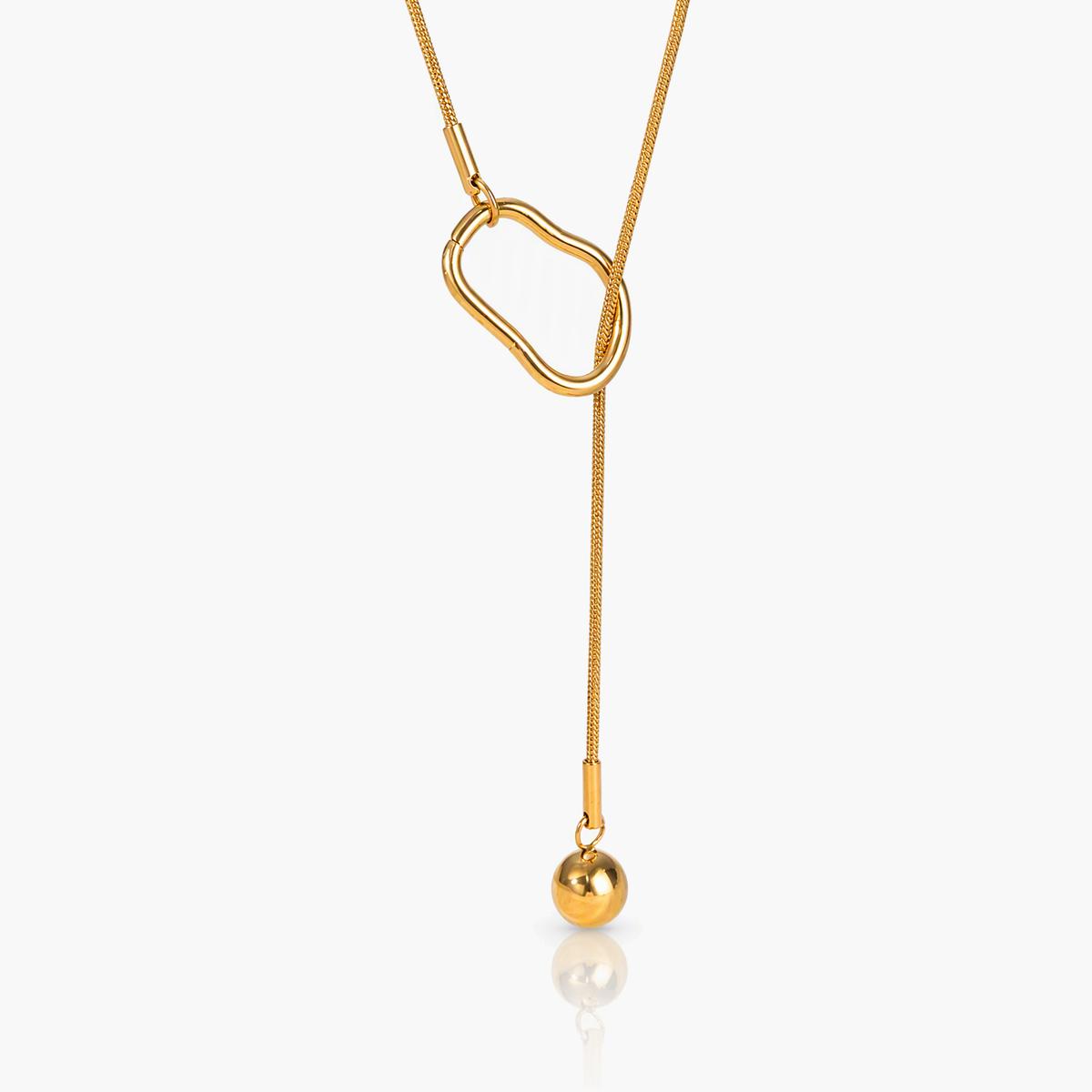 Minimalist Heart Y-Necklace