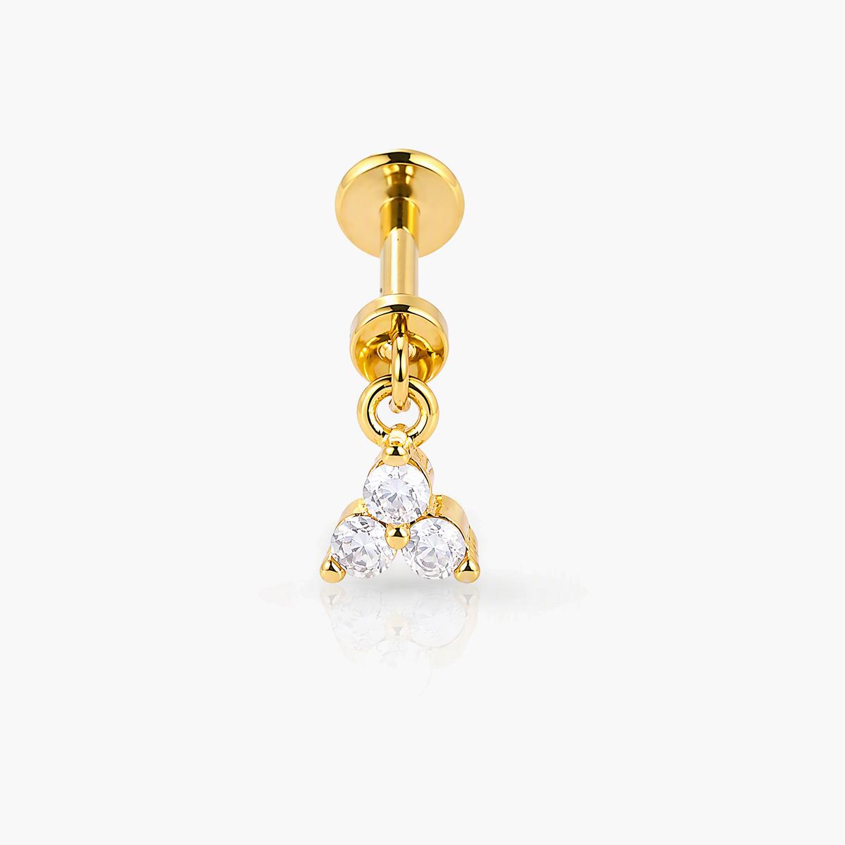 Dainty Flower Charm Labret