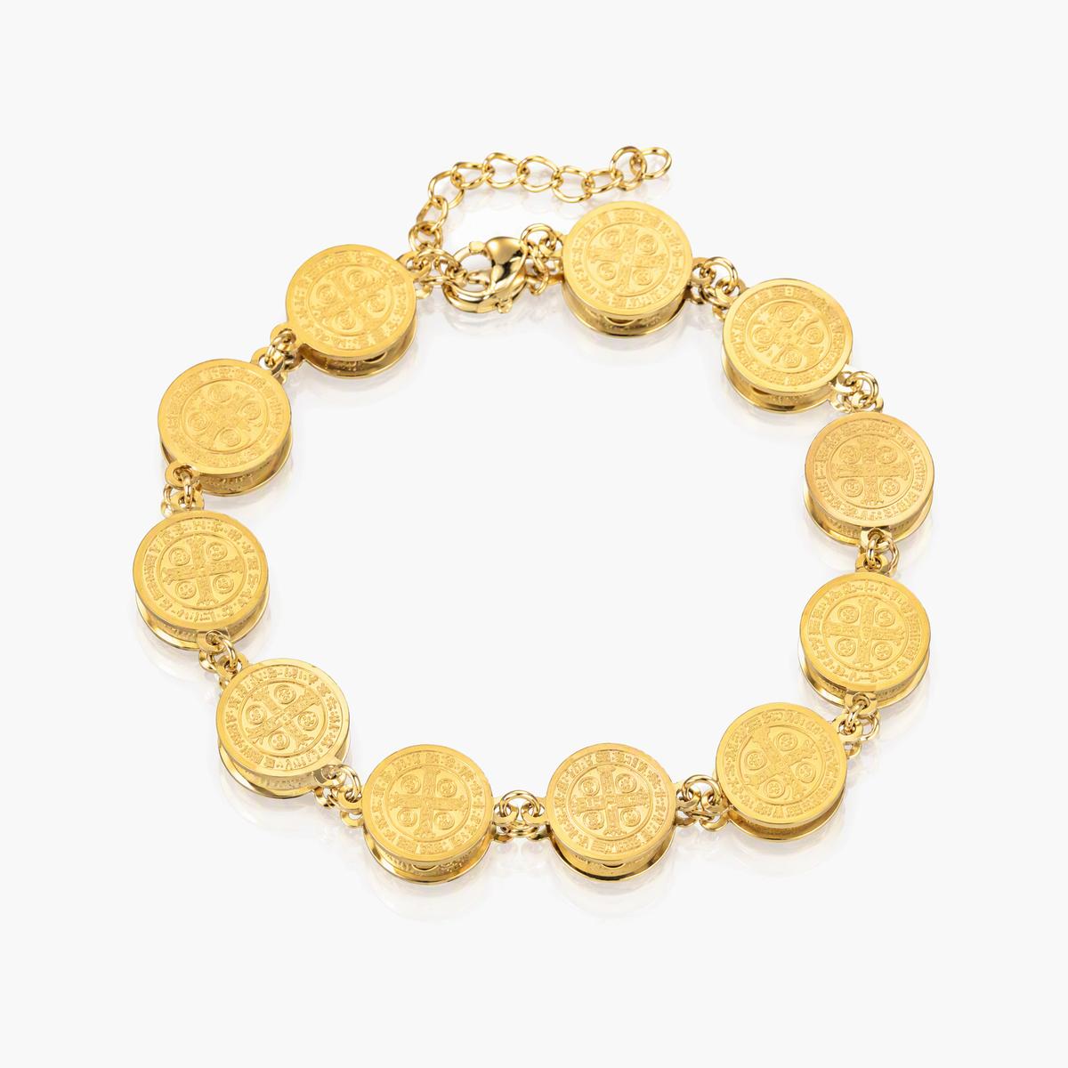 Vintage Coin Charm Bracelet