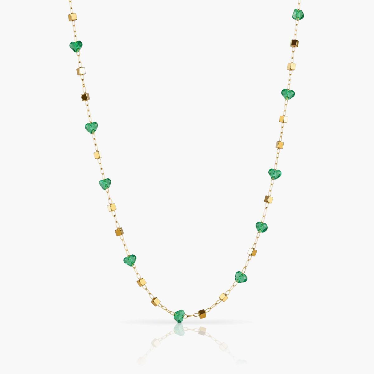 Dainty Stone Bead Necklace