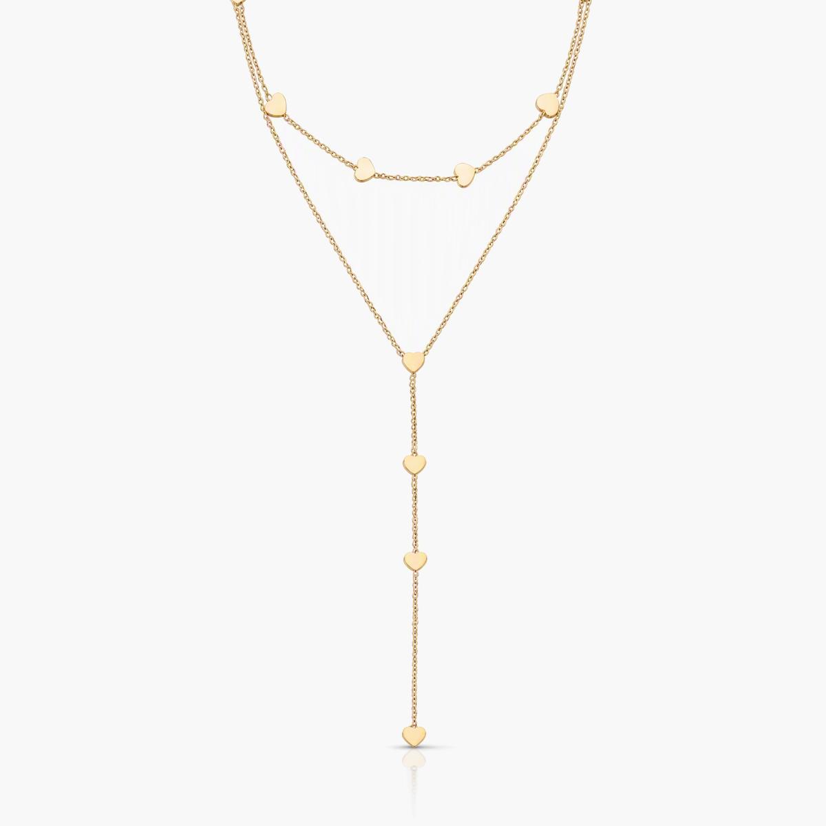 Dainty Heart Y-Necklace
