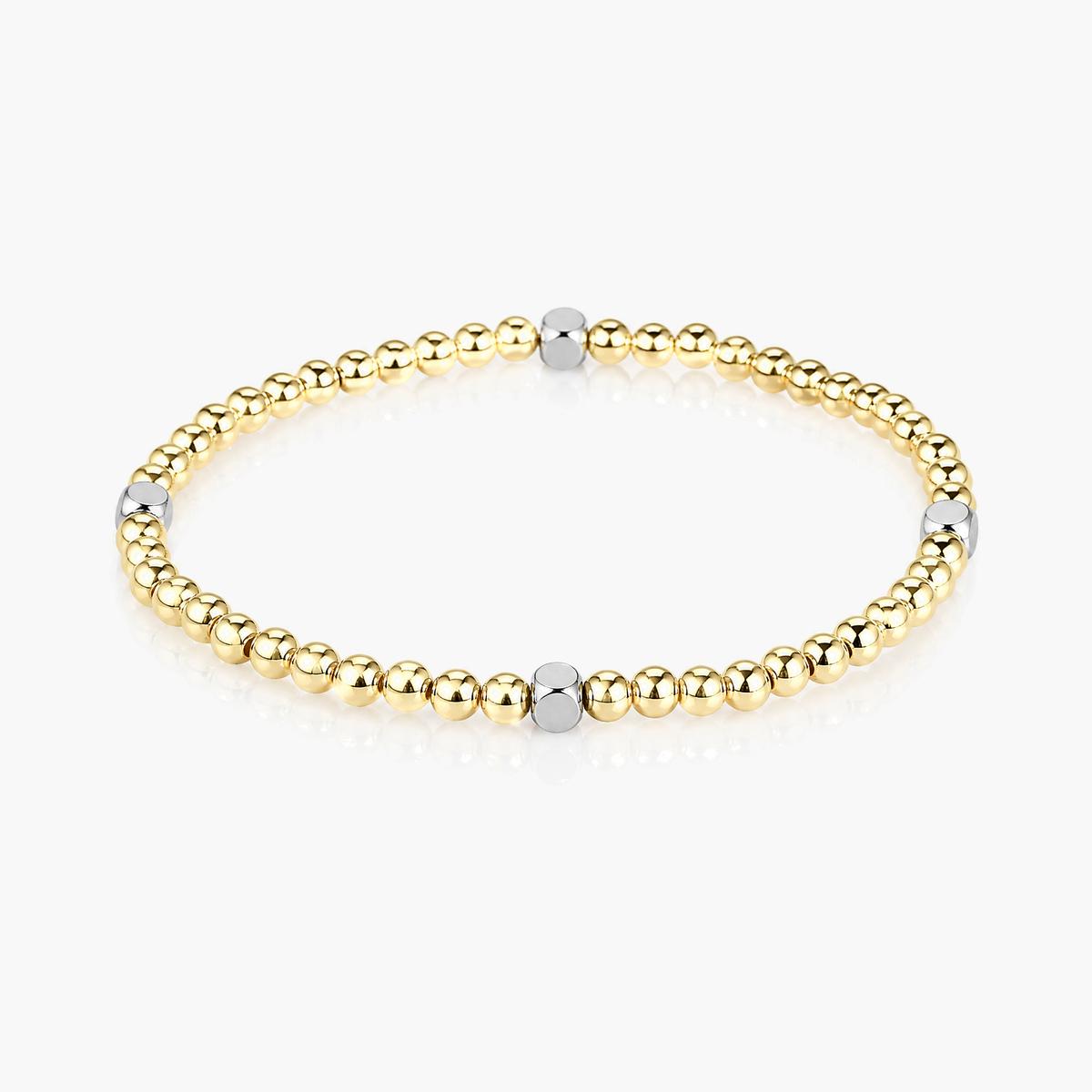 Dainty Faceted Bead Bracelet