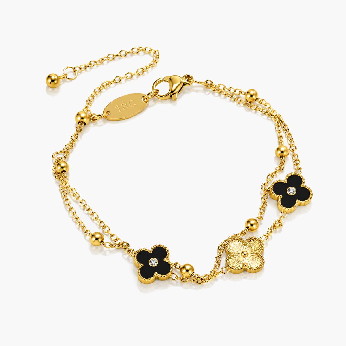 Four-Leaf Clover Bracelet