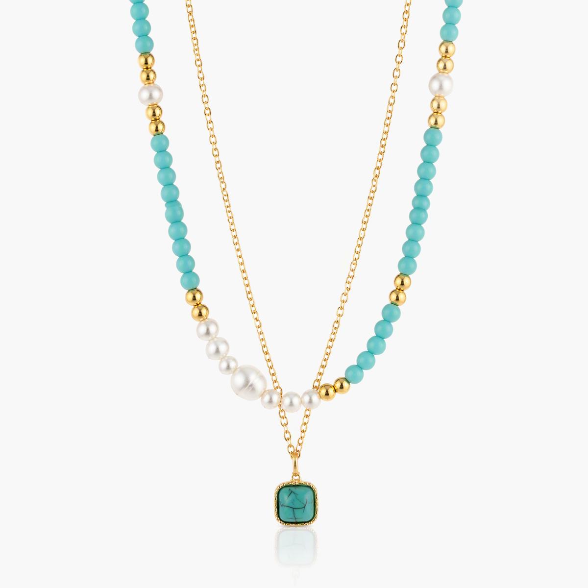 Dainty Square Pendant Necklace