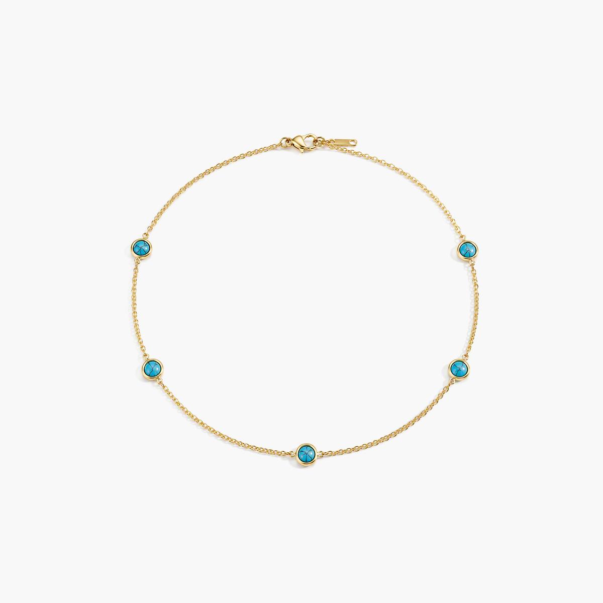 Dainty Multi-Stone Station Necklace