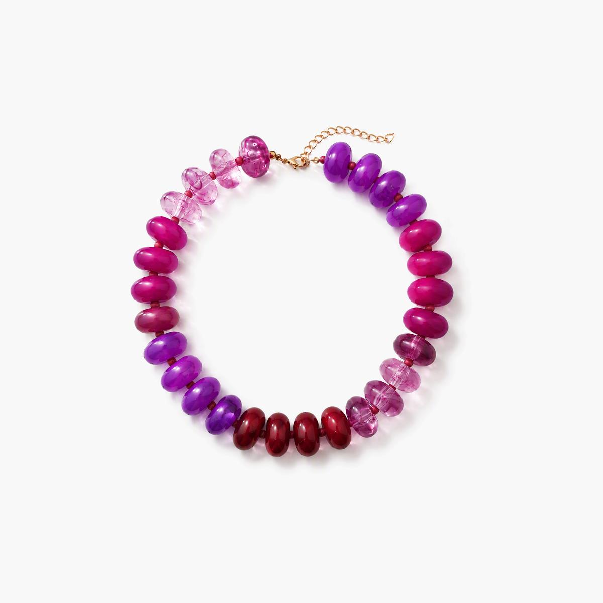 Chunky Oval Bead Necklace