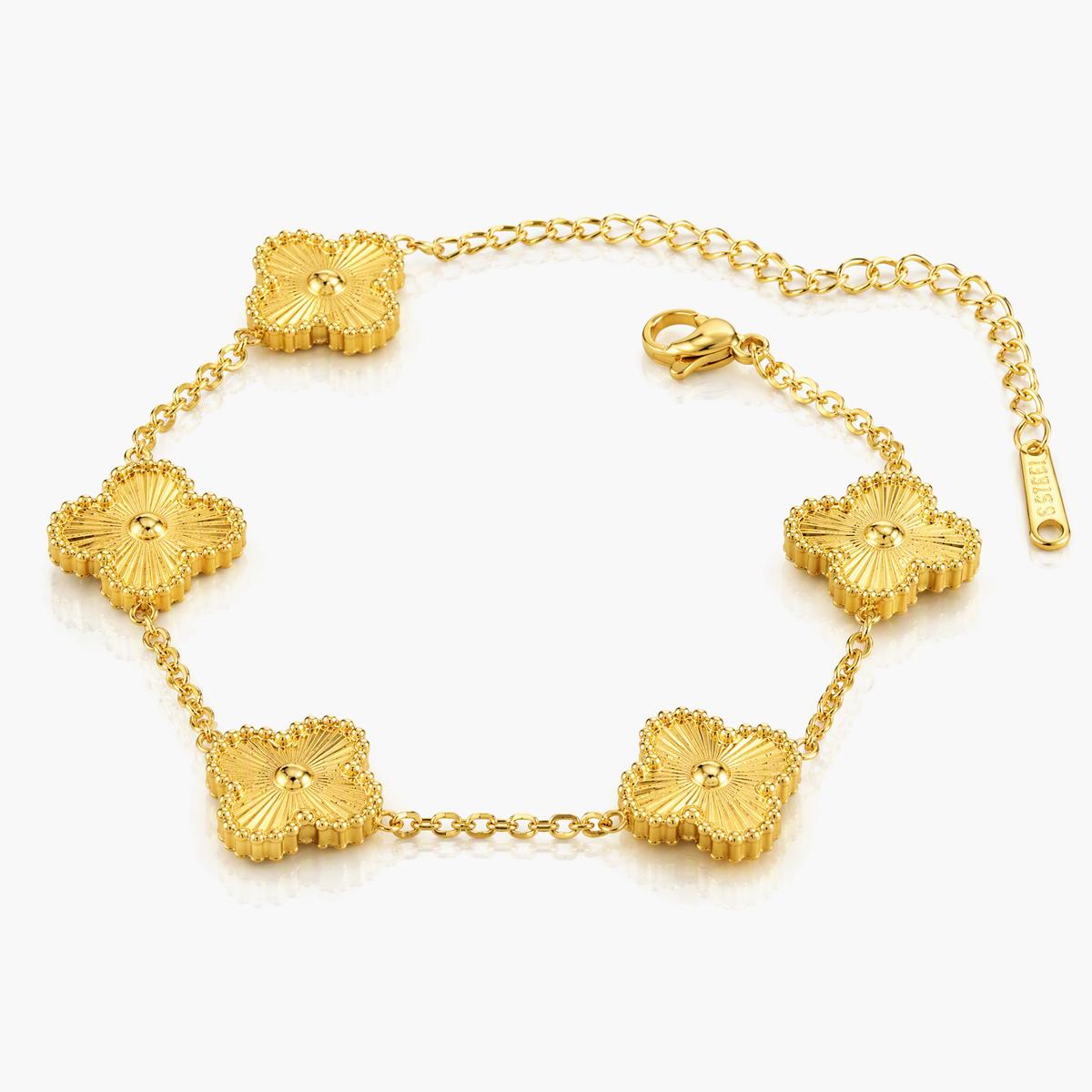 Four-Leaf Clover Bracelet