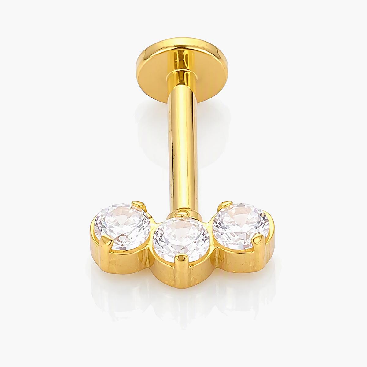 Dainty Flower Cluster Stud Earrings