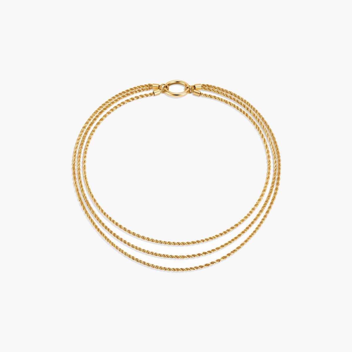Minimalist Twist Chain Necklace