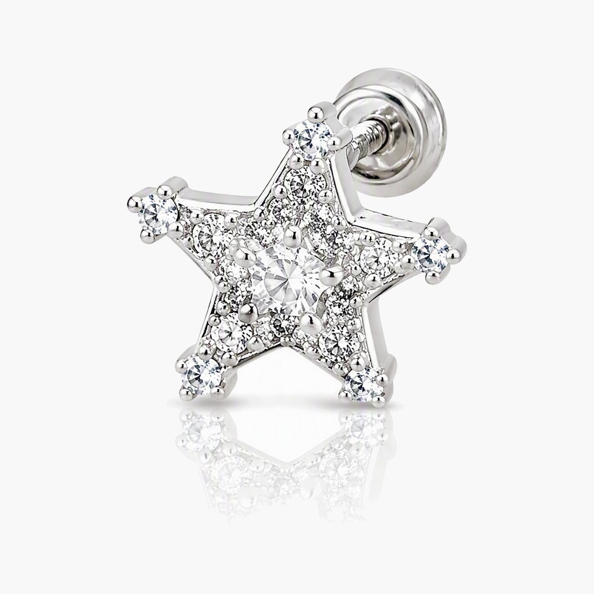 Dainty Star Stud Earrings