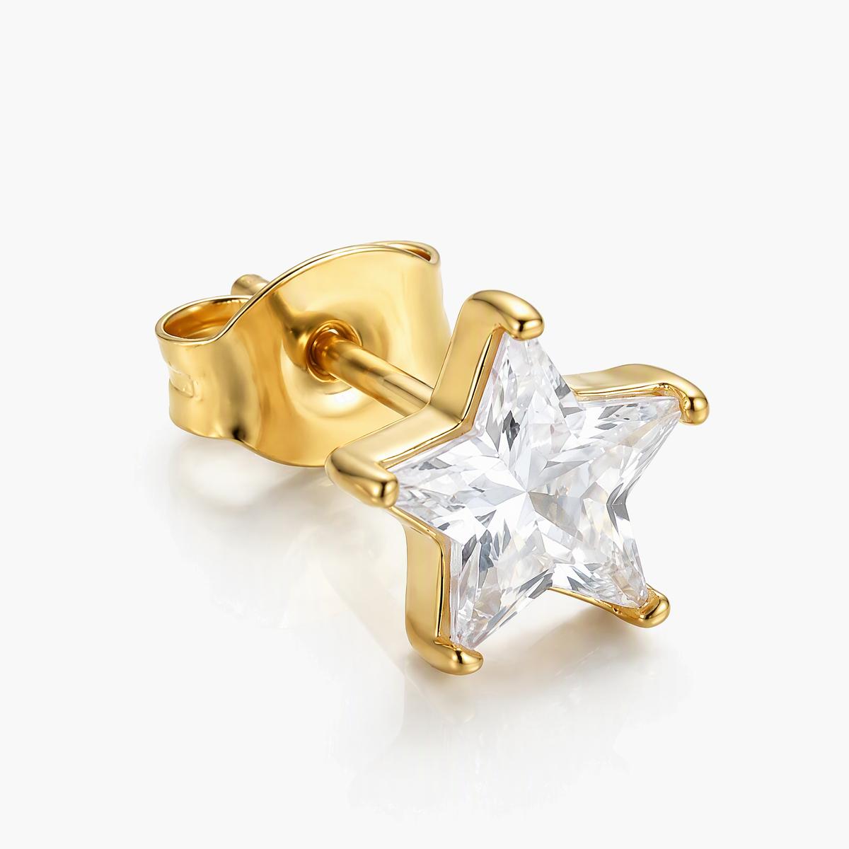 Dainty Star Stud Earrings