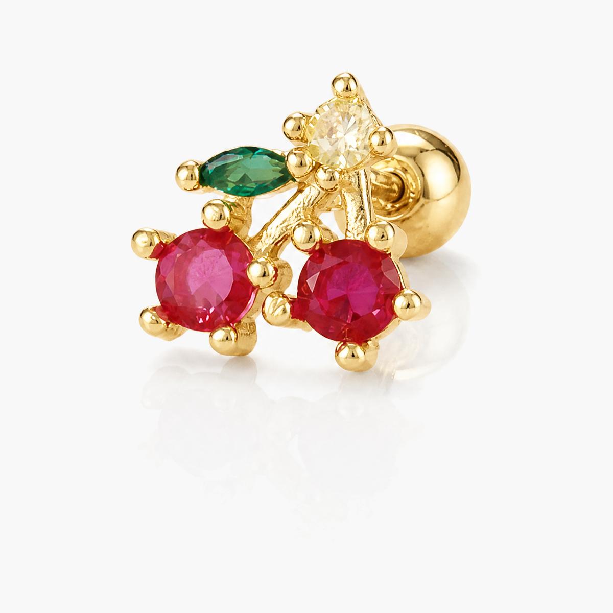 Dainty Moon Stud Earrings