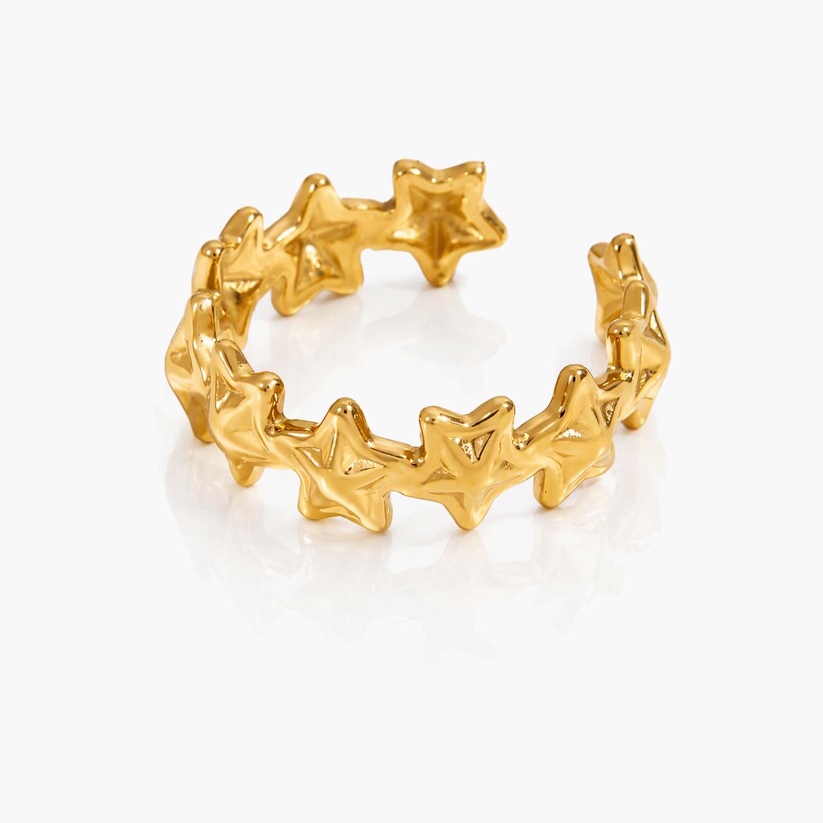 Trendy Star Band Ring